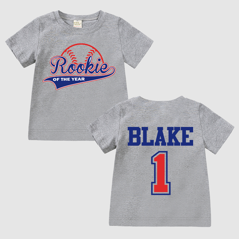 Personalized Basketball Rookie Of The Year Birthday T-Shirt | inBirth10