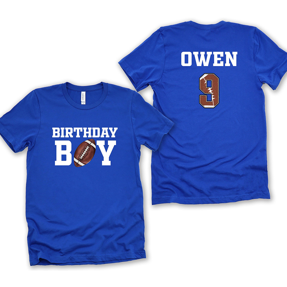 Personalized Sports Ball Games Birthday T-Shirt | inBirth19