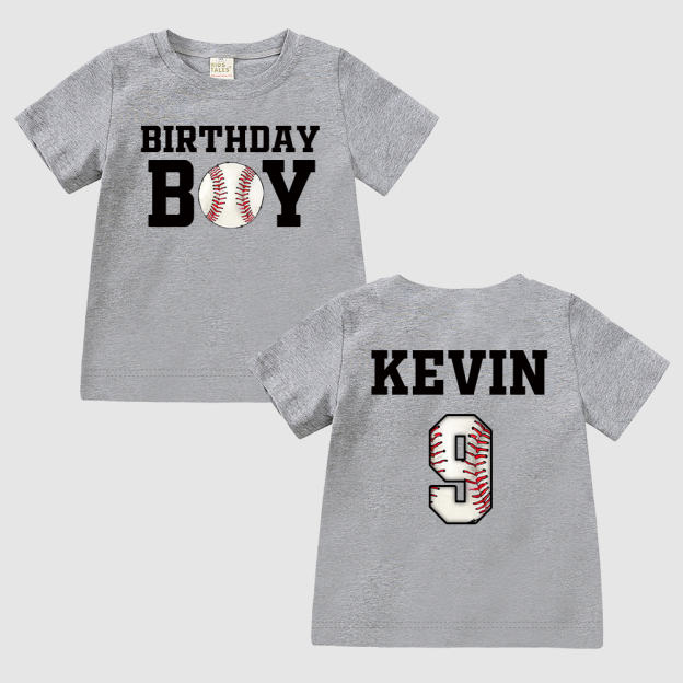 Personalized Sports Ball Games Birthday T-Shirt | inBirth19