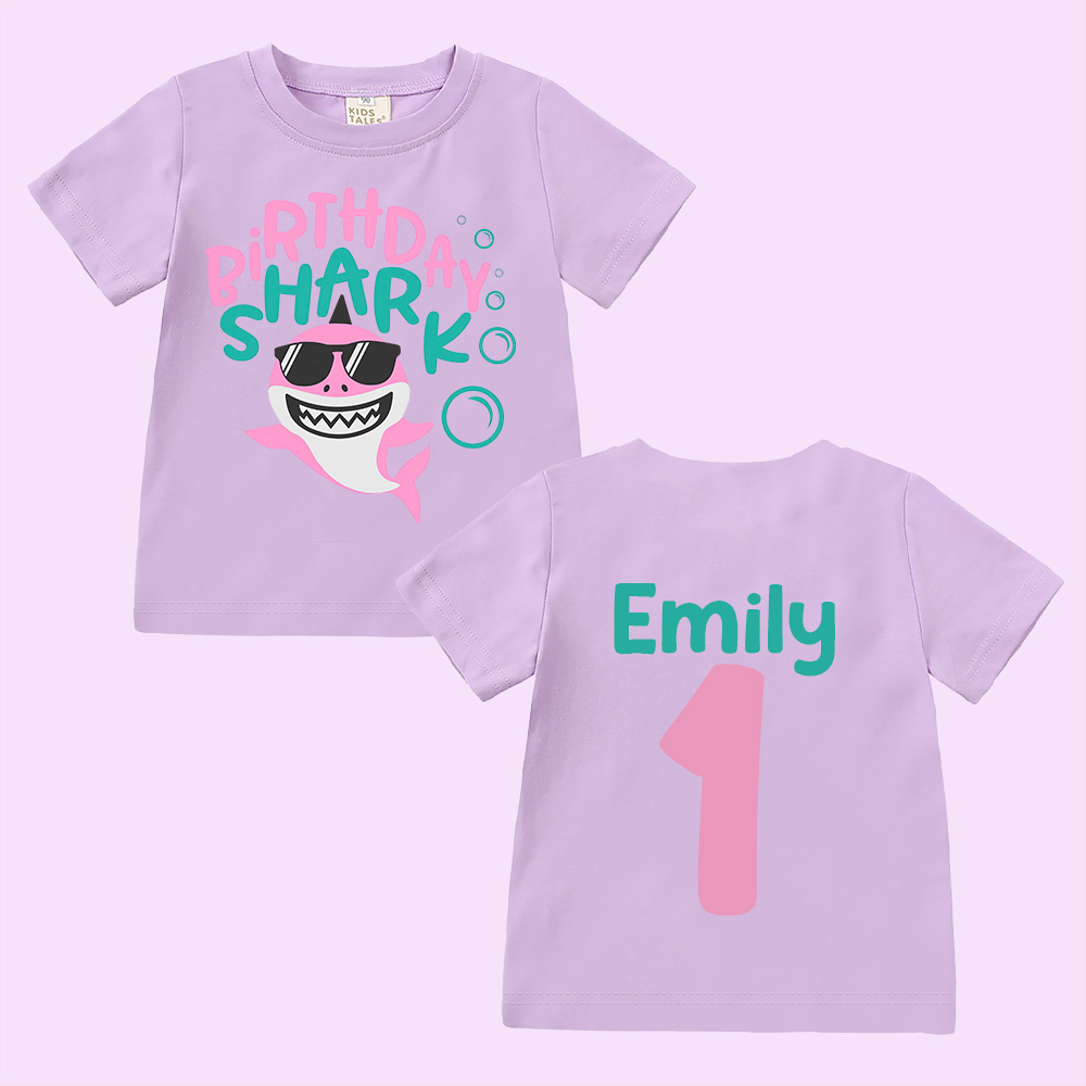 Personalized Shark Birthday T-Shirt | inBirth31