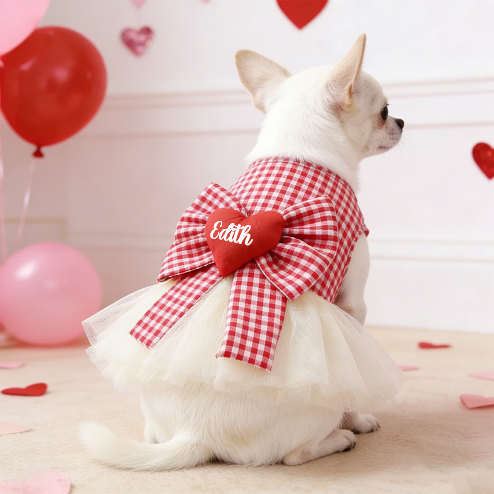 Personalized Pet Valentine's Day Dress | inCloth02