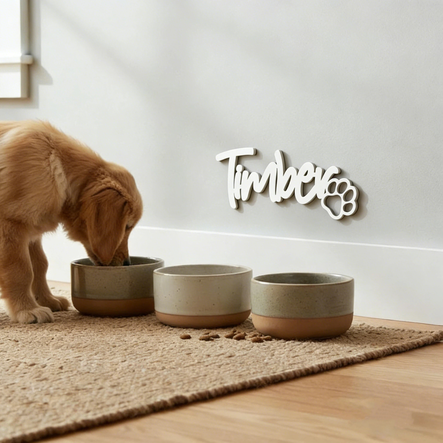 Personalized Name 3D Printed Pet Sign | inAccs12