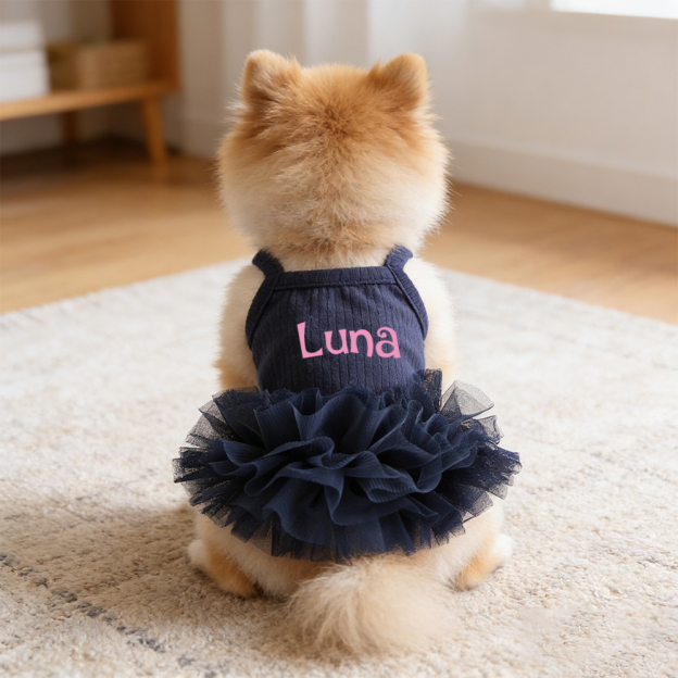 Personalized Name Pet Fluffy Tutu Dress | inCloth40
