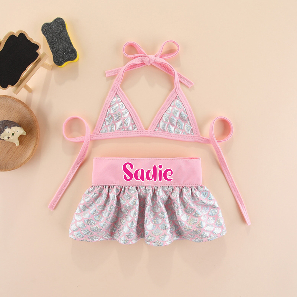 Personalized Pet Bikini Swimsuit Set | inCloth43