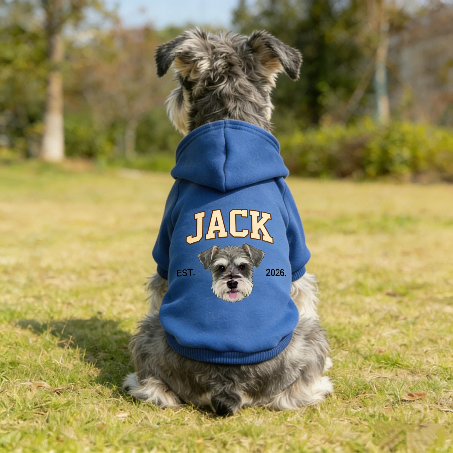 Personalized Funny Face Photo Soft Pet Hoodie | inCloth44