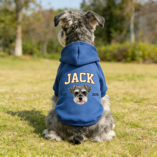 Personalized Funny Face Photo Soft Pet Hoodie | inCloth44