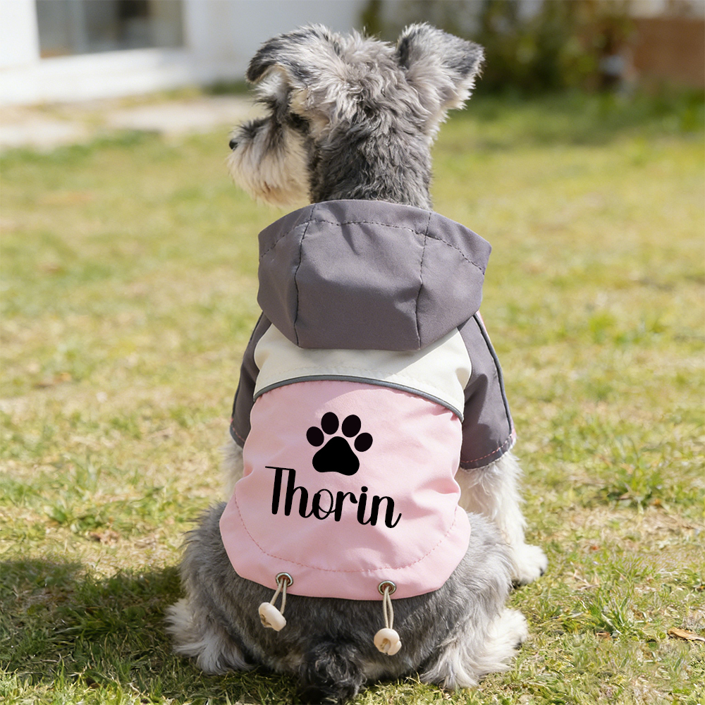 Personalized Name Pet Waterproof Jacket | inCloth54