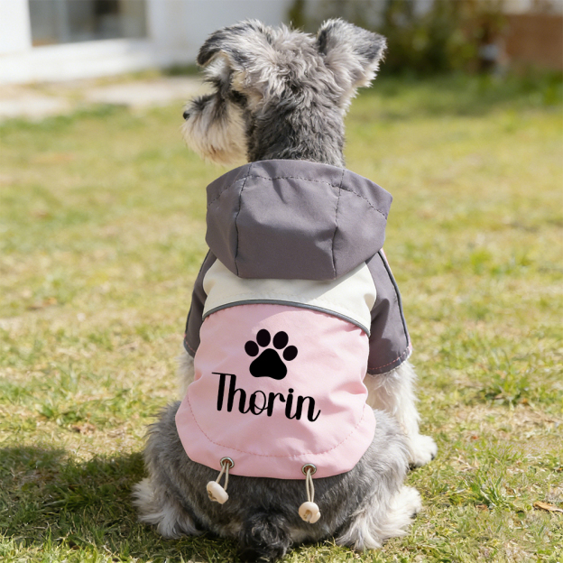 Personalized Name Pet Waterproof Jacket | inCloth54