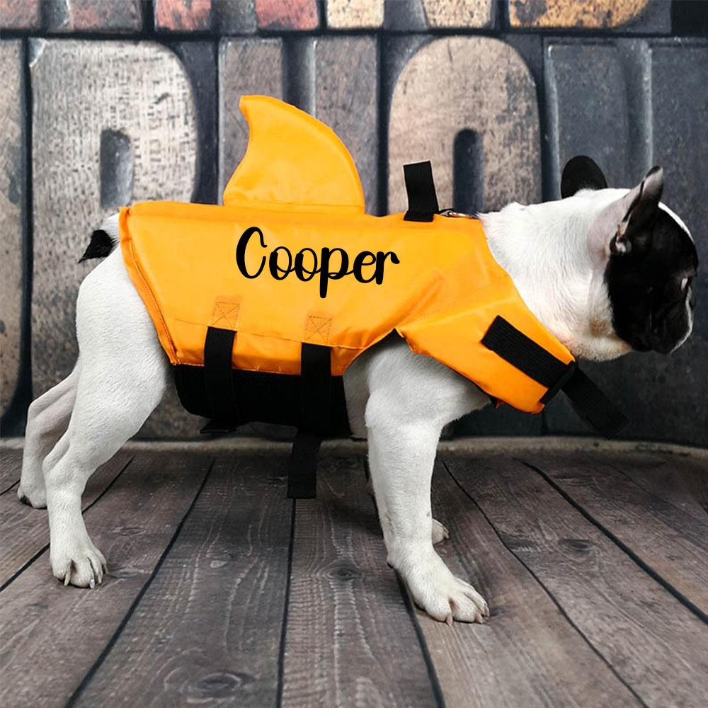 Personalized Name Pet Shark Life Jacket | inCloth56