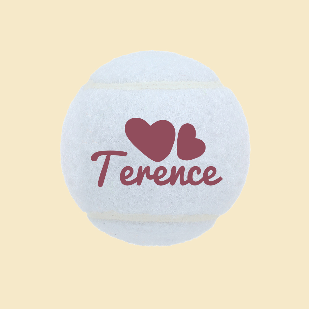 Personalized Name Pet Tennis Ball | inToy09