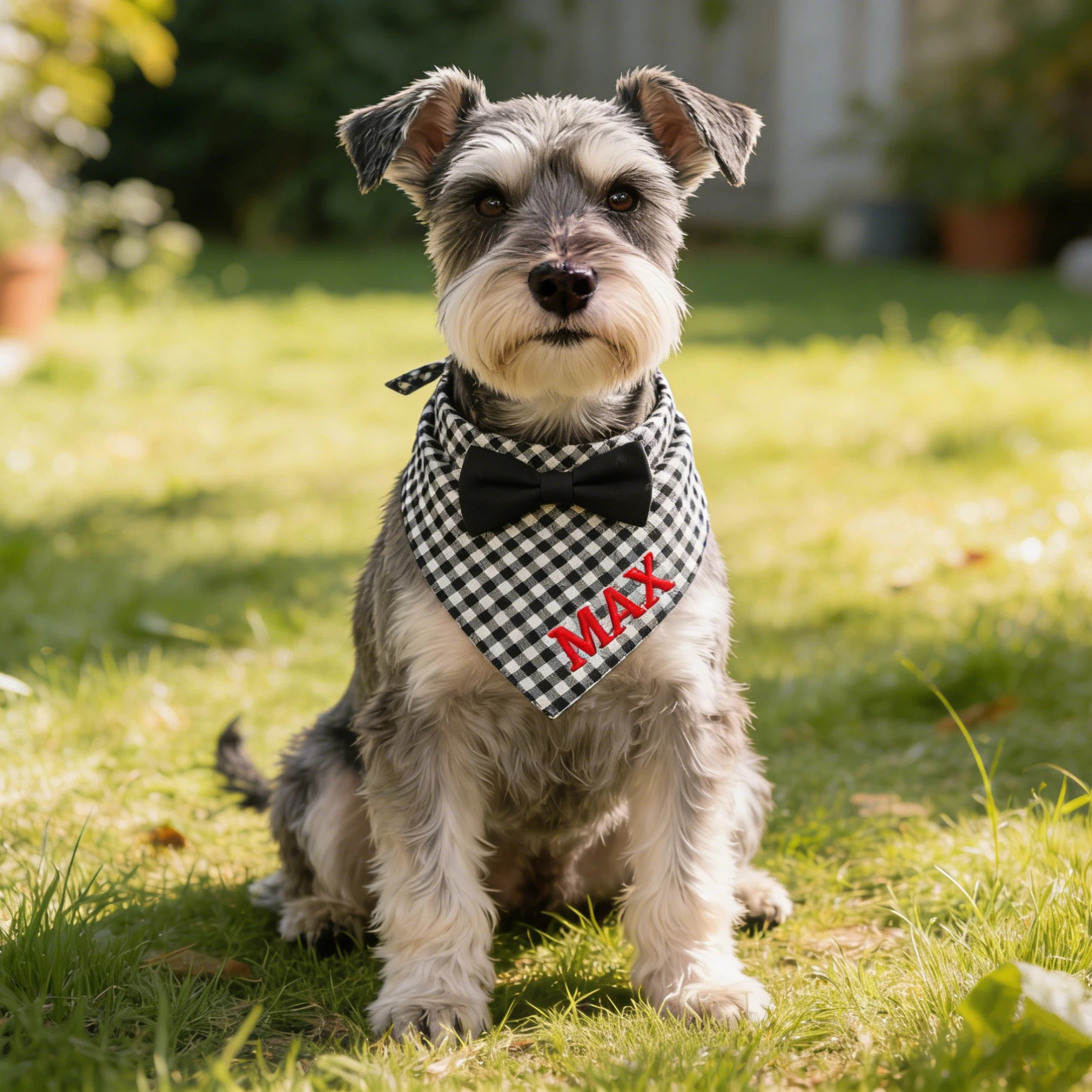 Personalized Embroidered Name Pet Bandana | inAccs41