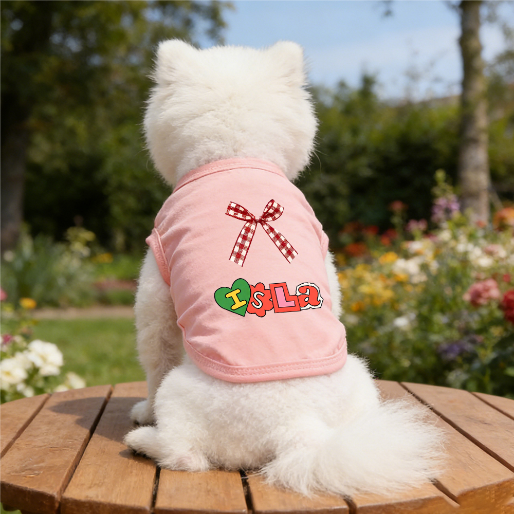 Personalized Name Funny Summer Pet Vest | inCloth89