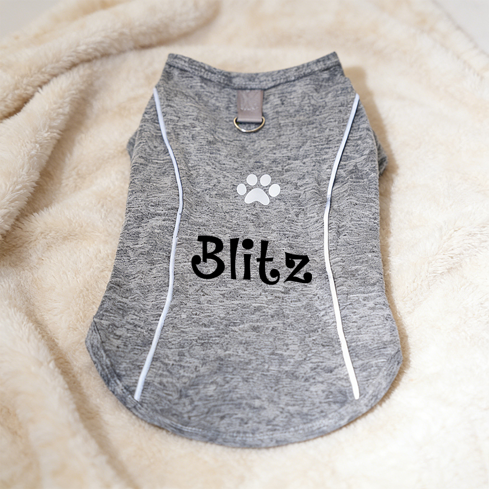 Personalised Summer Breathable Reflective Pet Shirt | inCloth88