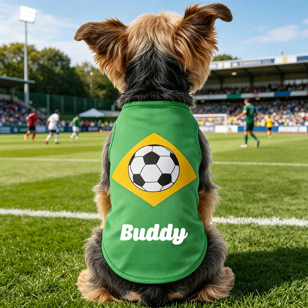 Personalized Pet Match Day Soccer Jersey | inCloth102