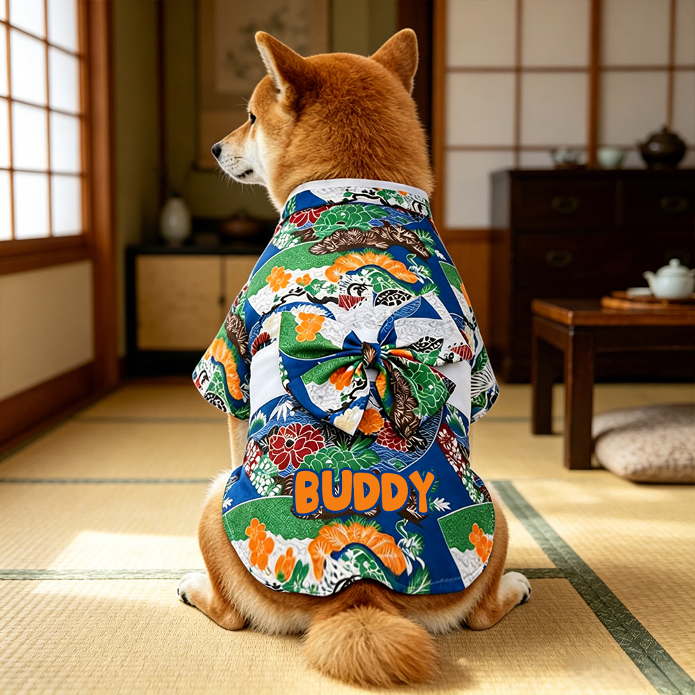 Personalized Pet Japanese Kimono | inCloth104