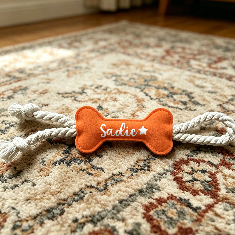 Personalized Pet Bone-Shaped Plush Toy | inToy10