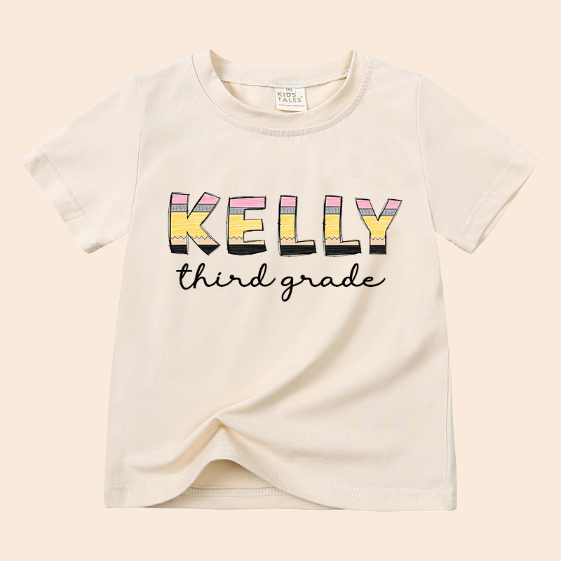 Personalized Kid Cozy Back to School T-Shirt | inTee10
