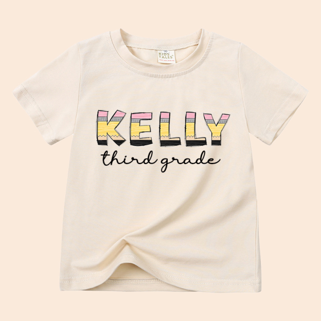 Personalized Kid Cozy Back to School T-Shirt | inTee10