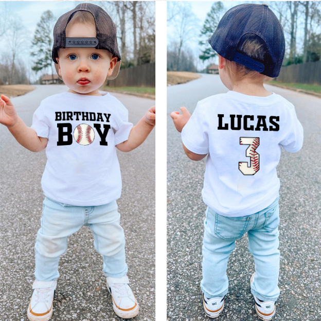 Personalized Sports Ball Games Birthday T-Shirt | inBirth19