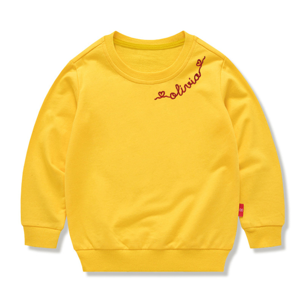 Personalized Embroidered Kids Valentines Sweatshirt | inSweatshirt88