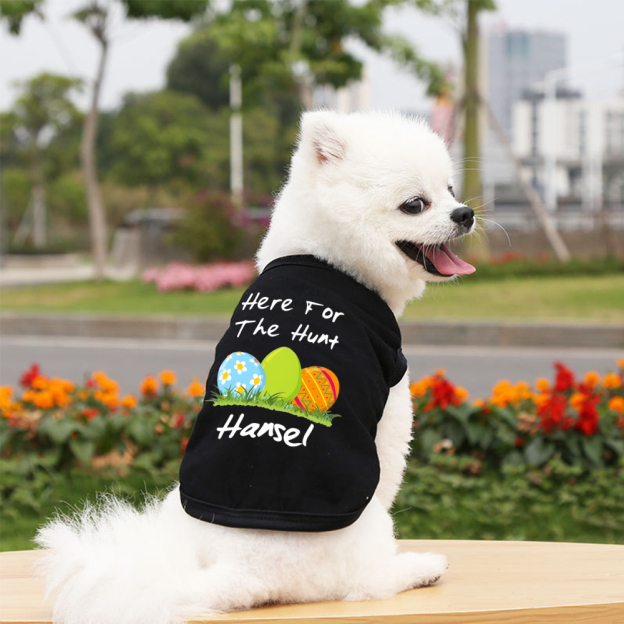 Personalized Easter egg hunt Pet Shirt | inCloth13