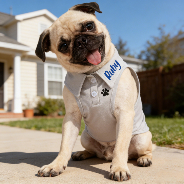 Personalized Name Pet Polo Shirt | inCloth16
