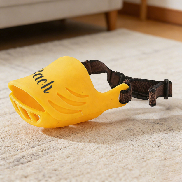 Personalized Silicone Dog Safe Anti-Biting Chewing Barking Muzzle | inAccs22
