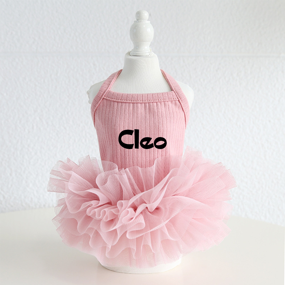 Personalized Name Pet Fluffy Tutu Dress | inCloth40