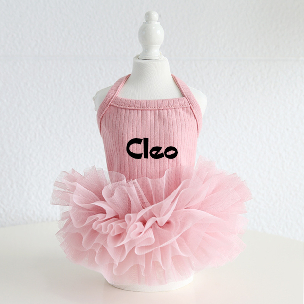 Personalized Name Pet Fluffy Tutu Dress | inCloth40