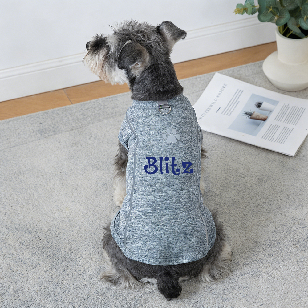 Personalised Summer Breathable Reflective Pet Shirt | inCloth88