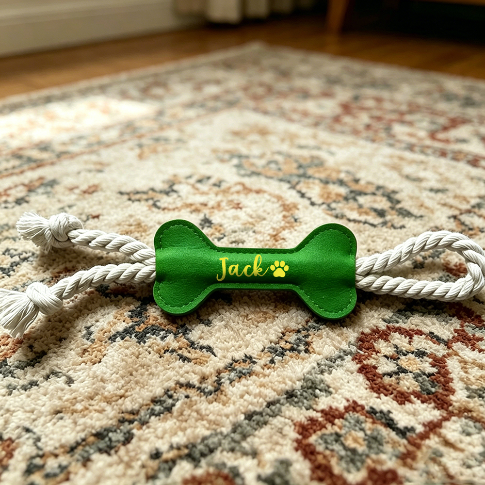 Personalized Pet Bone-Shaped Plush Toy | inToy10