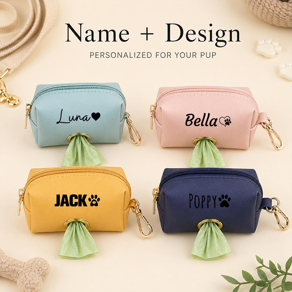 Personalized Name Pet Poop Bag Storage Bag | inAccs62