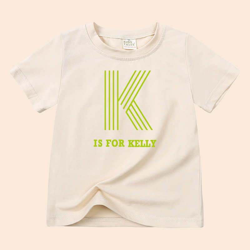Personalized Kid Cozy Soft Color T-Shirt | inTee02
