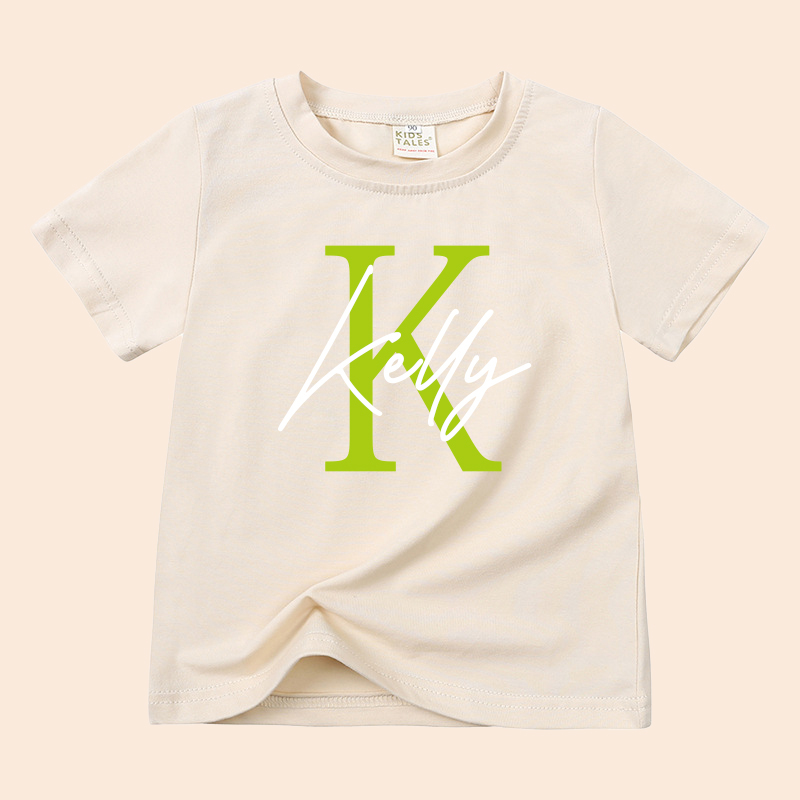 Personalized Kid Cozy Soft Color T-Shirt | inTee03
