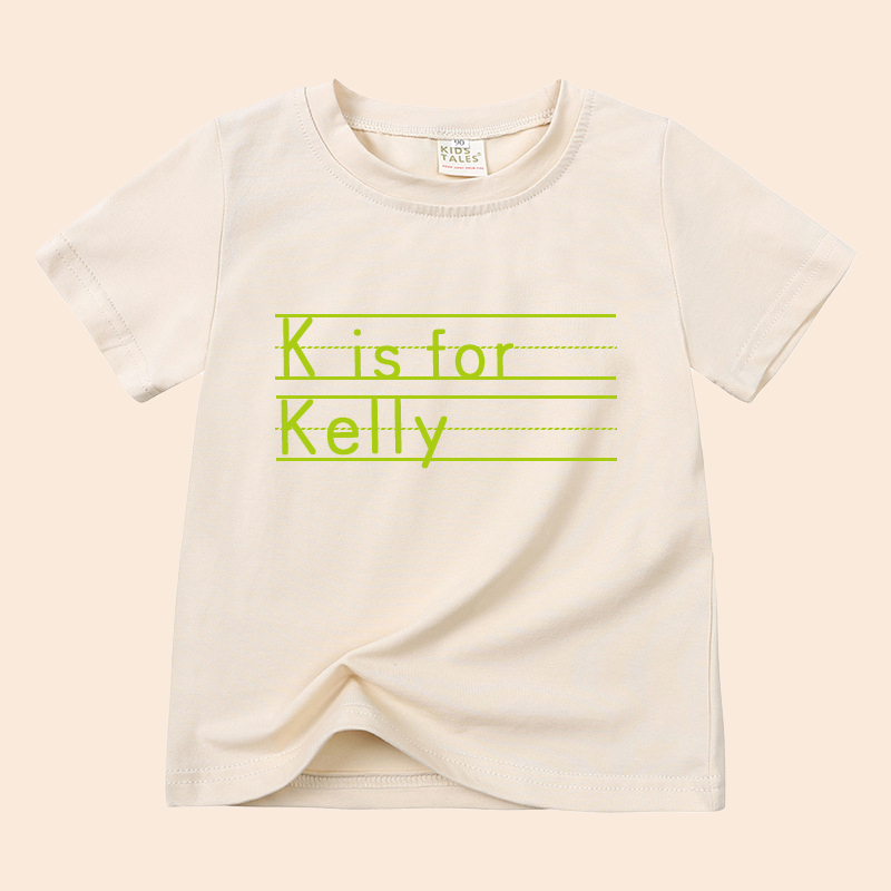 Personalized Kid Cozy Soft Color T-Shirt | inTee04
