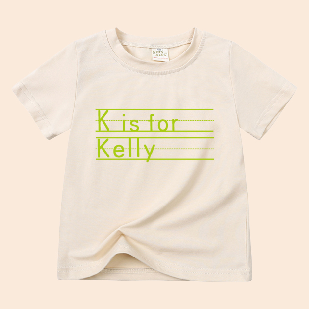 Personalized Kid Cozy Soft Color T-Shirt | inTee04