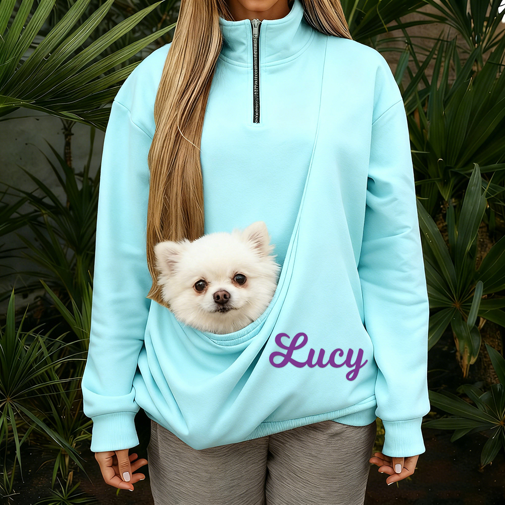Personalized Name Cozy Pet Carrier Sweater | KKCloth332