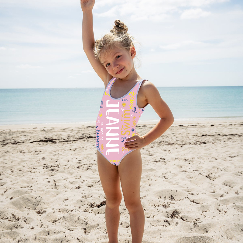 Personalized Sunshine Color Swimsuit for Summer | InSwin04
