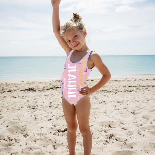 Personalized Sunshine Color Swimsuit for Summer | InSwin04