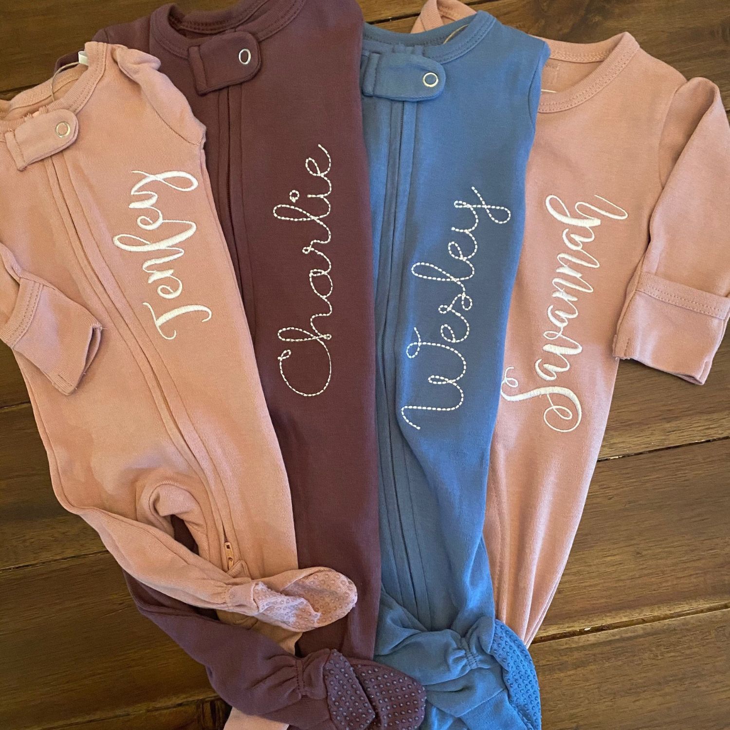 Personalized Embroidery Kids Cozy Soft Sweatshirt Romper | inRomper24