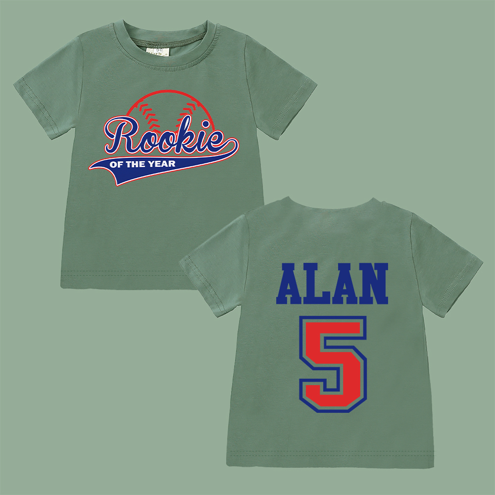 Personalized Basketball Rookie Of The Year Birthday T-Shirt | inBirth10