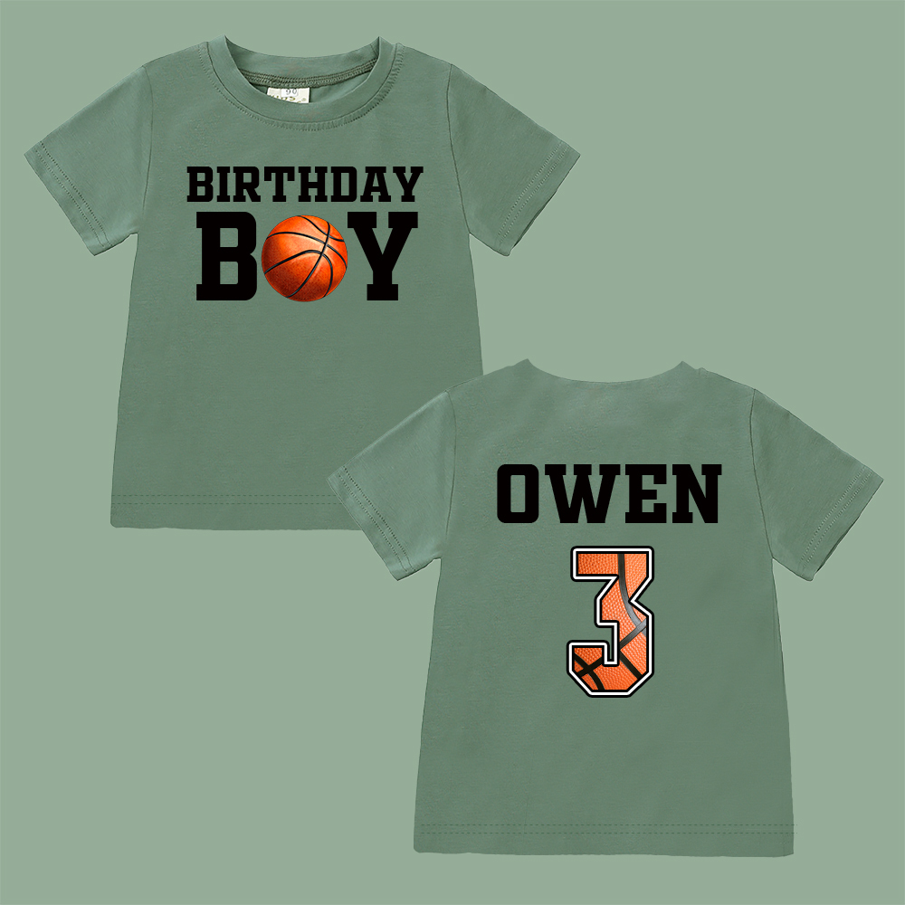 Personalized Sports Ball Games Birthday T-Shirt | inBirth19