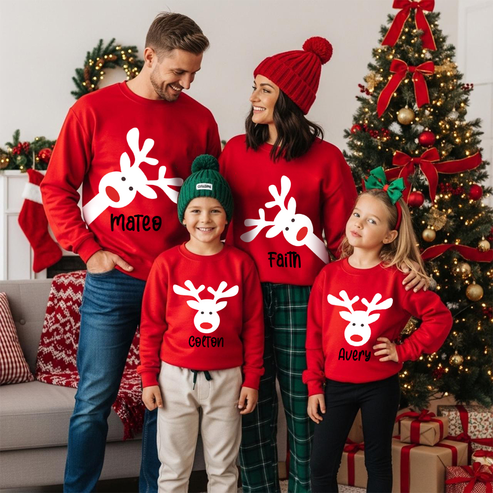 Personalized Christmas Matching Family Sweatshirt | InFamily01