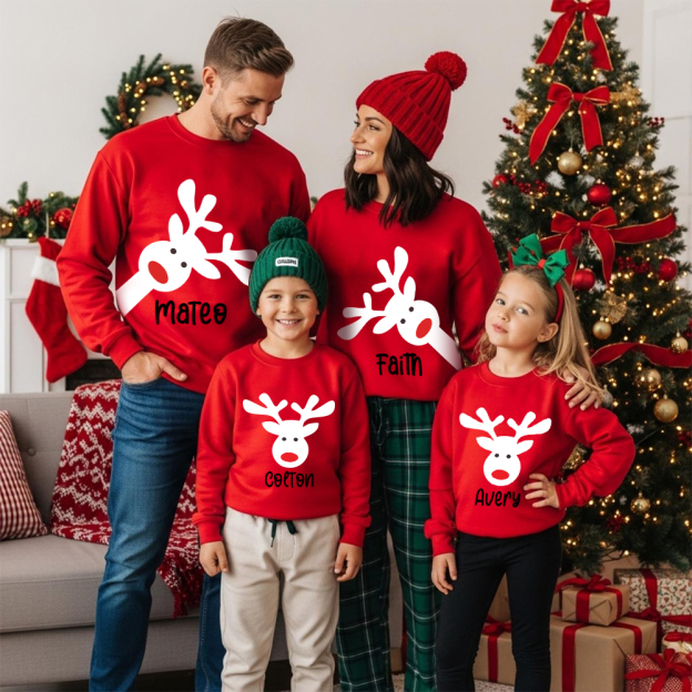 Personalized Christmas Matching Family Sweatshirt | InFamily01