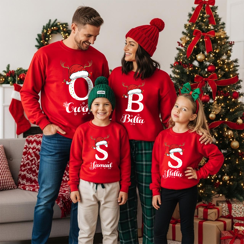 Personalized Christmas Matching Family Sweatshirt | InFamily02
