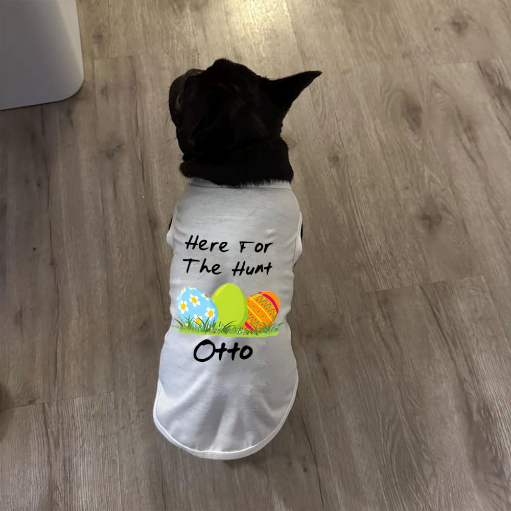 Personalized Easter egg hunt Pet Shirt | inCloth13