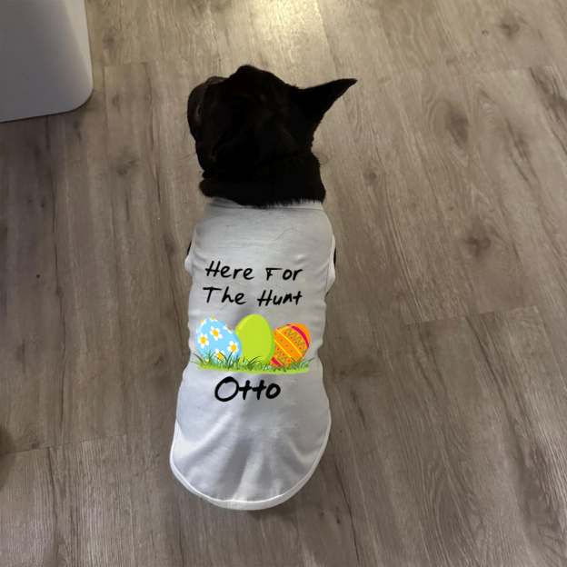 Personalized Easter egg hunt Pet Shirt | inCloth13