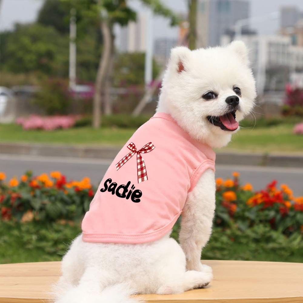 Personalized Name Funny Summer Pet Vest | inCloth89