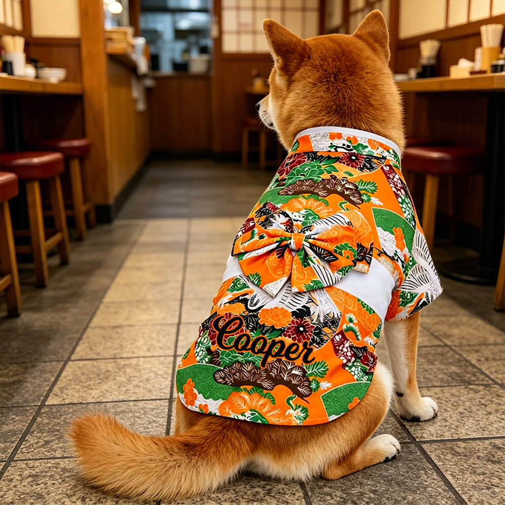 Personalized Pet Japanese Kimono | inCloth104