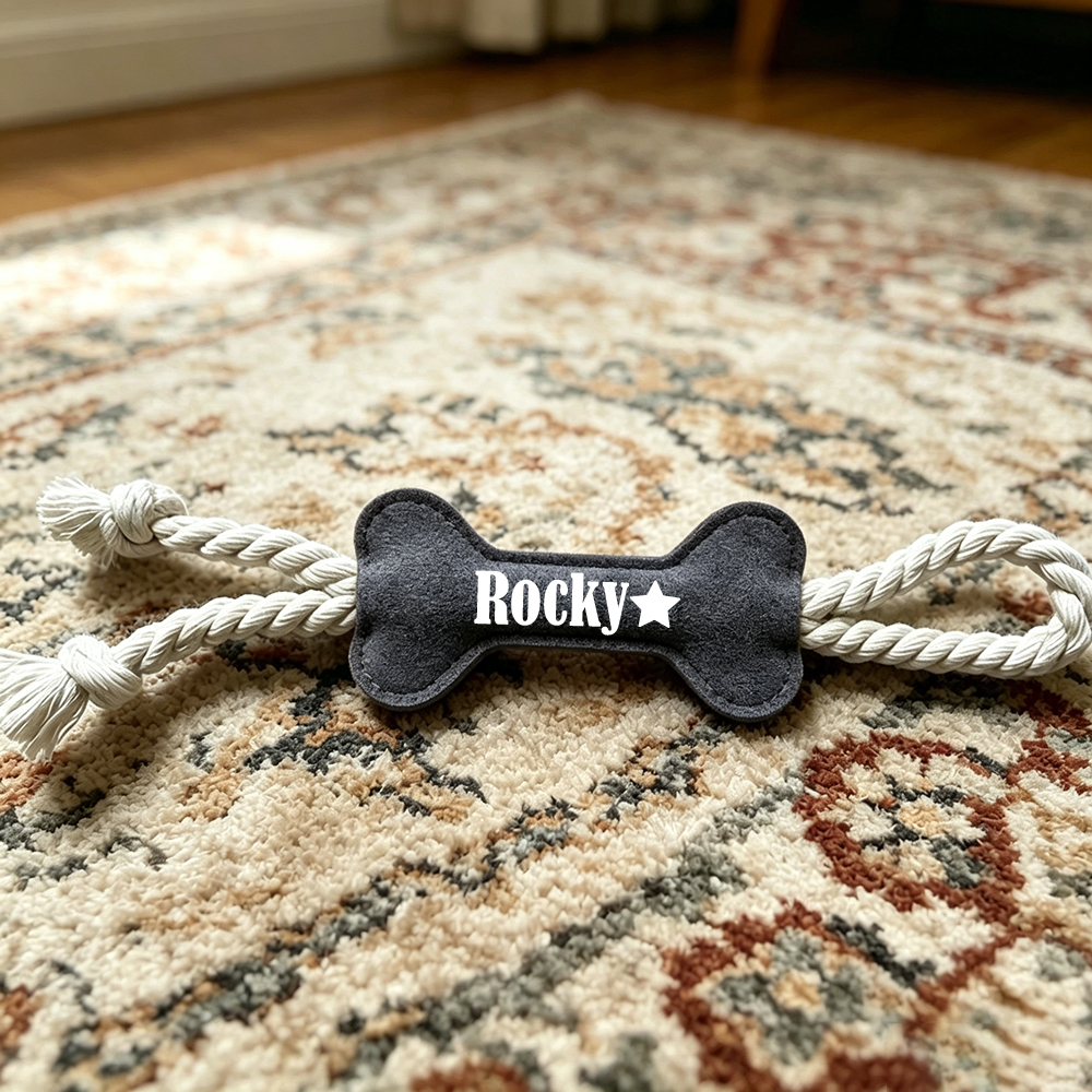 Personalized Pet Bone-Shaped Plush Toy | inToy10